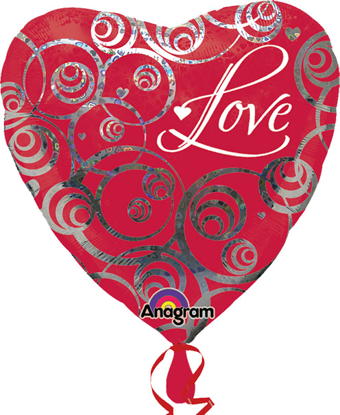 Hjartablöðrur vörunr. 25548-02